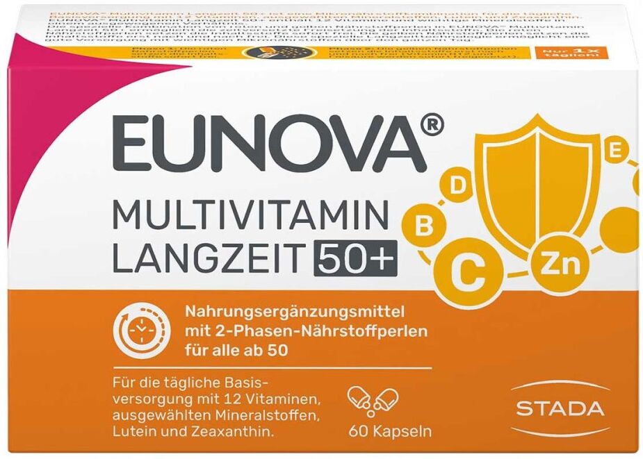 Eunova Multivitamin Langzeit 50+