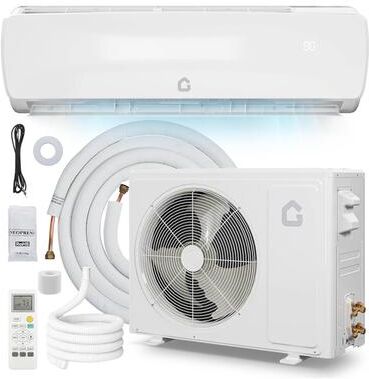 GARVEE 230V L Panel 12000Btu Mini Split Unit Air Conditioner, for Rooms up to 750 Sq. Ft. - N/A