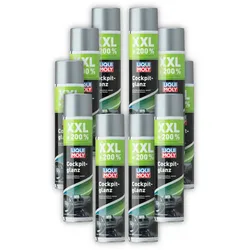 10x Pflegemittel LIQUI MOLY 1610 Cockpitglanz Innenraum Cockpit 600 ml