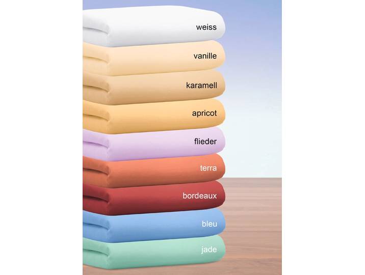 Stretch-Spannbetttücher, 2er-Set, Bleu, Größe 133 2 Stretch-Spannbetttücher, 100/200 cm