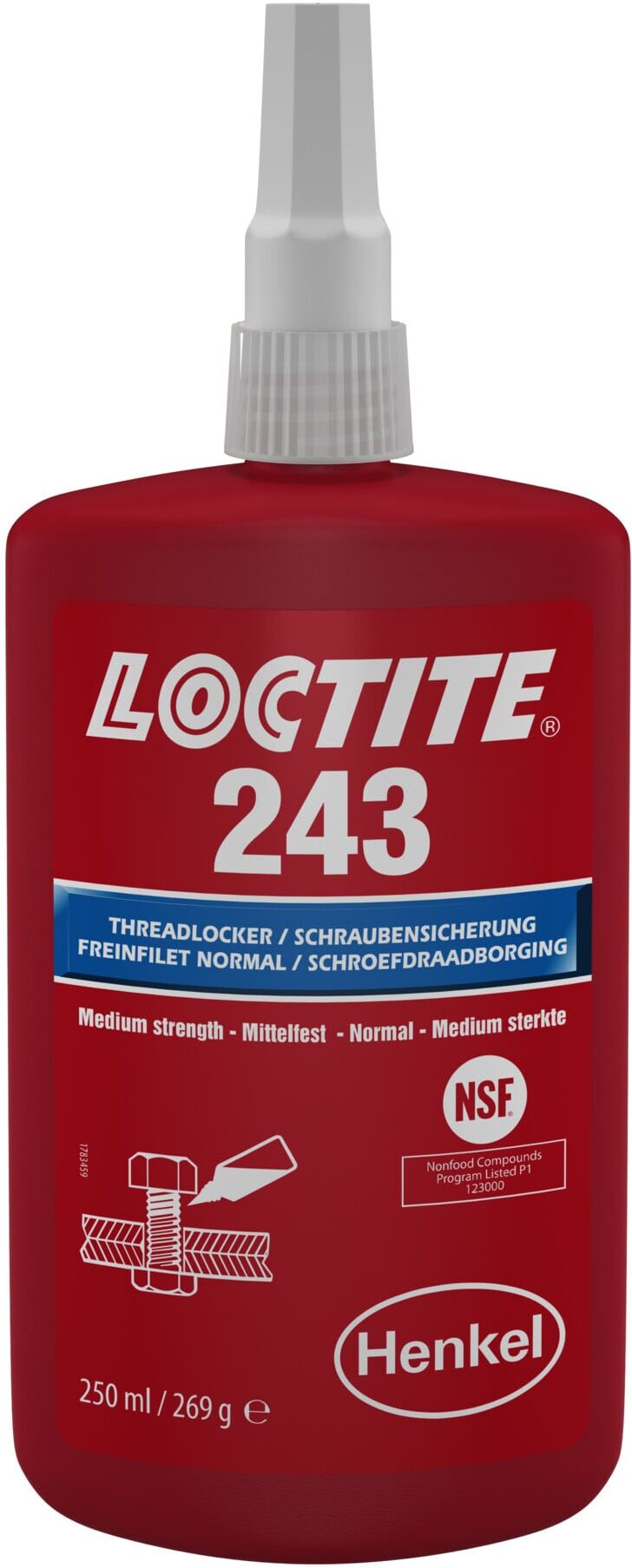 Loctite 243 Schraubensicherung mittelfest 250 ml)