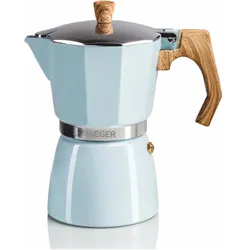 Haeger MOKA Pot 6, Espressokocher, Blau