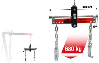 Ks Tools Lastenpositionier-Vorrichtung, Werkstattkran 160.1291