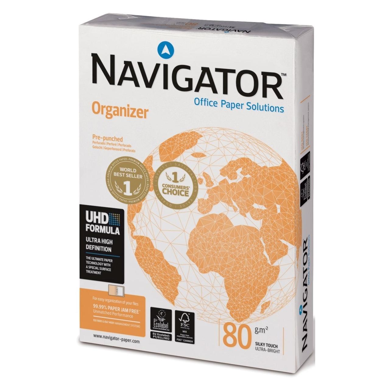 Navigator 5rs Organizer Pack (500 Blätter, 80 g/m²) (NOR0800185)