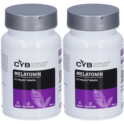 CYB Melatonin 0,5 mg vegan Tabletten 2x 2x600 St