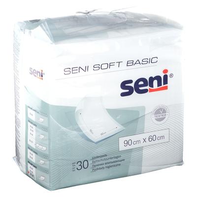 Seni Soft Basic Bettschutzunterlage 60x90 cm 30 St Unterlagen