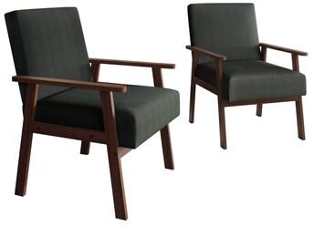 Craft Porch CraftPorch Minimalist 2-Pieces Accent Chairs