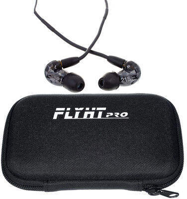 Shure SE215 Pro K Case Bundle Schwarz