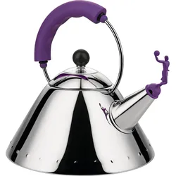 9093 Virgil Abloh Wasserkocher mit Pfeife 2 l violett limitierte Auflage