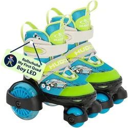 Hudora, Jungen, Rollschuhe, Rollschuh My First Quad LED Boy (26), Blau