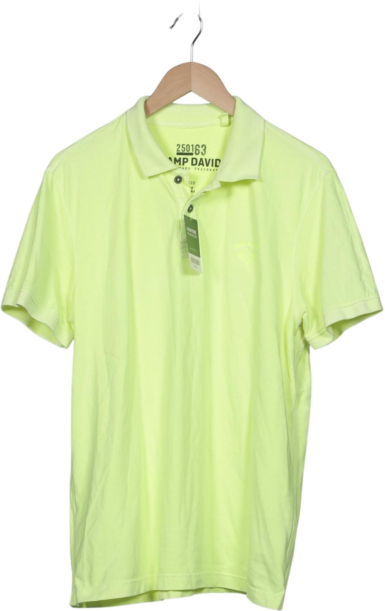 Camp David Herren Poloshirt, Neon, Gr. XL, Baumwolle - Second Hand