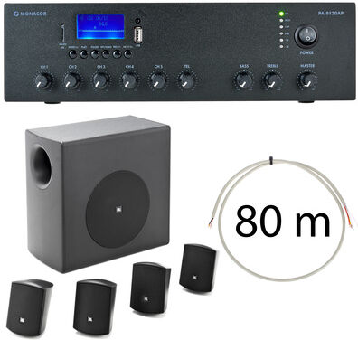 Monacor Control 50 BK Bar Bundle noir