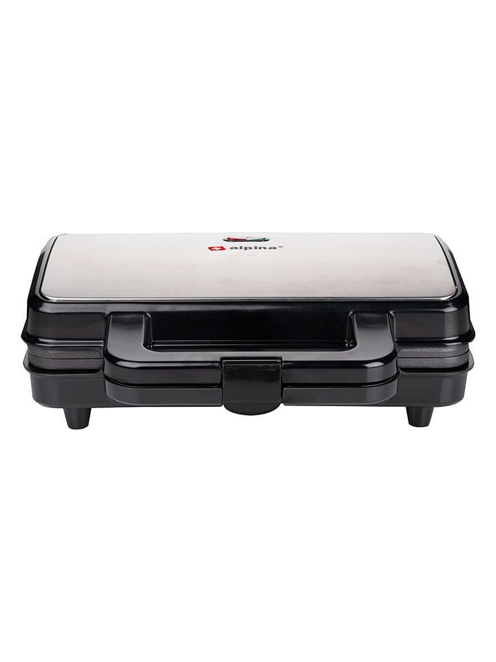 Alpina Sandwichmaker in Silber/ Schwarz - onesize