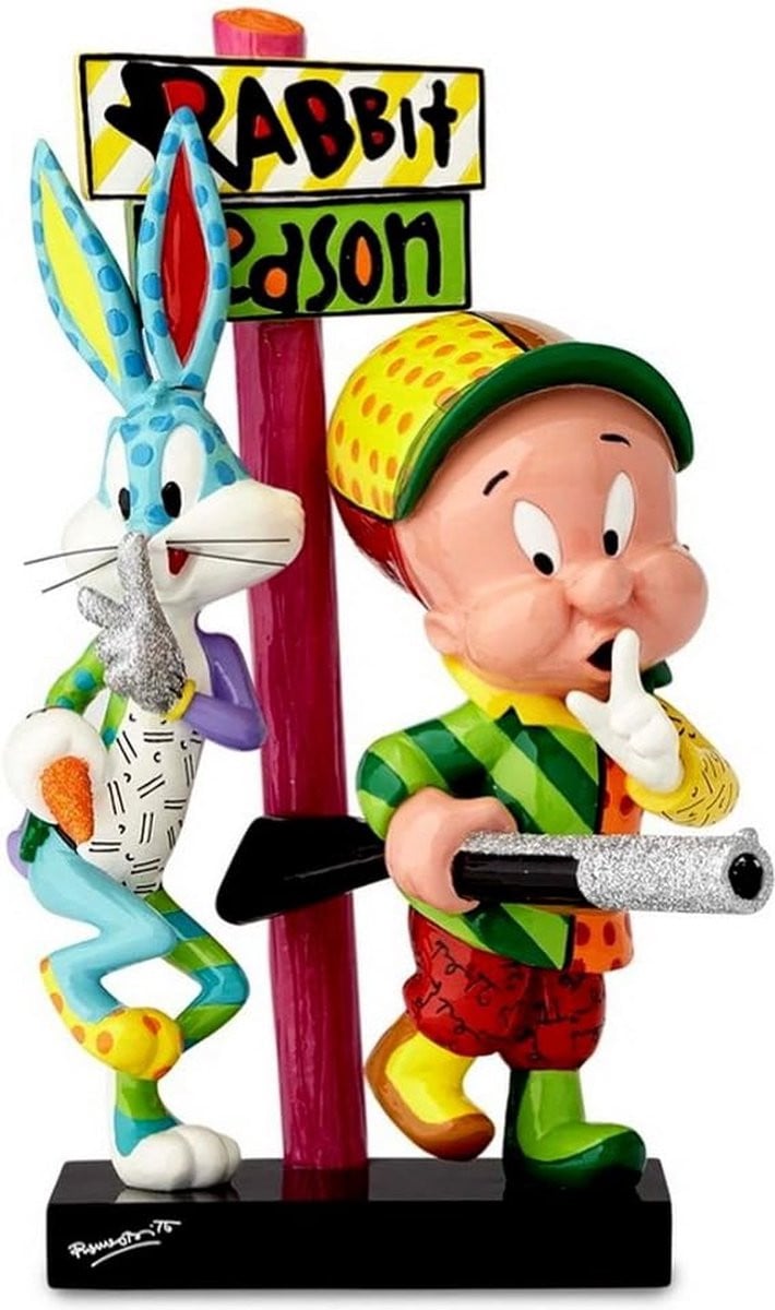 Disney Britto Elmer & Bugs Bunny Tabletop Decoratie
