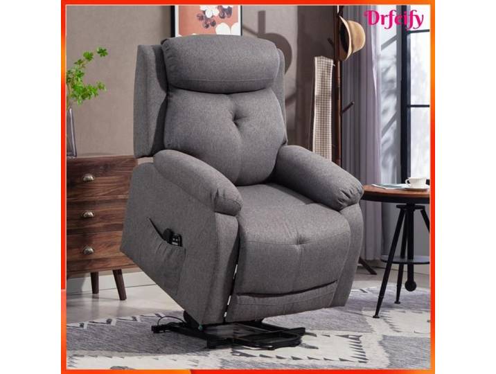 Fauteuil releveur électrique - AKOZON - 12687 - Massant et chauffé - Levage électrique inclinable - Port USB