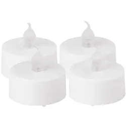 LED-Teelichter, 4 cm Ø, 4 Stück