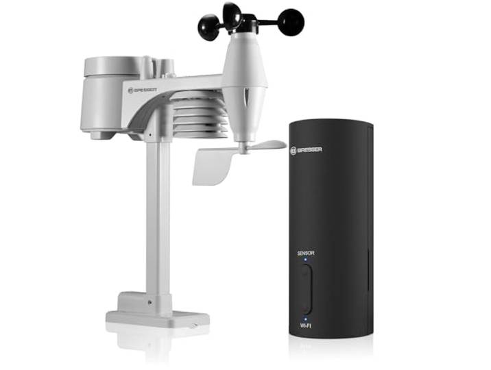 Bresser El Niño Wifi-gateway weerstation, 7-in-1 professionele sensor, buitentemperatuur, luchtvochtigheid
