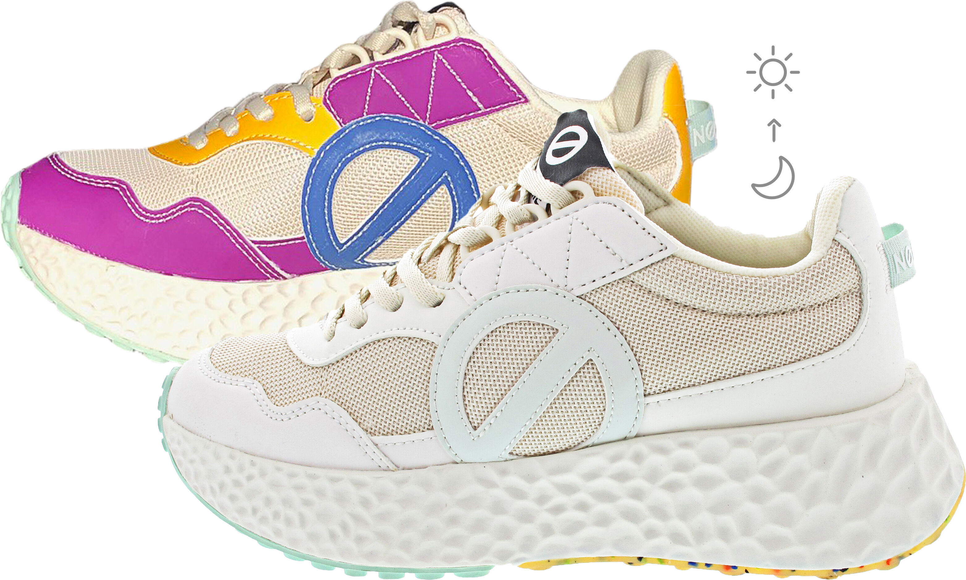 No Name Carter Jogger discolor-purple-yellow-do 37 female