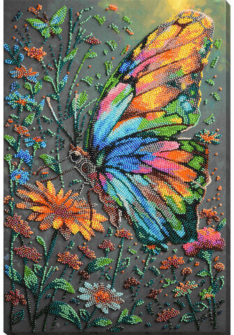Perlen-Stickbild "Shades of Summer", 26 x 39 cm
