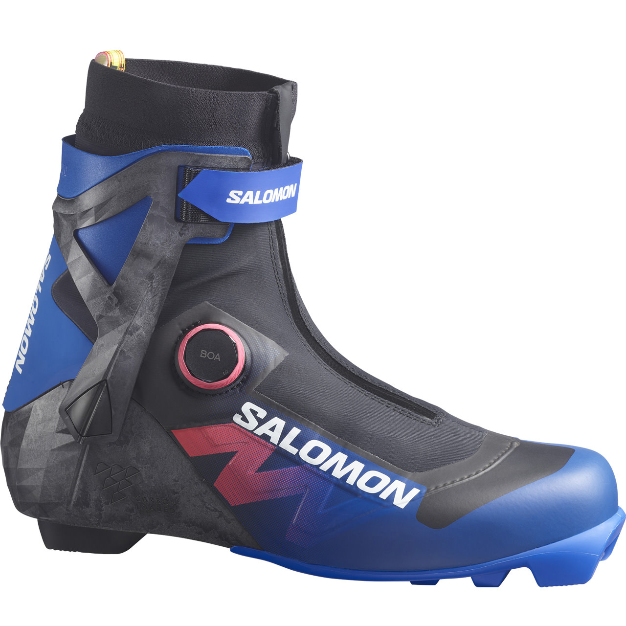 Salomon Equipe Race Skate BOA black/race blue/equipe red - UK 9,5