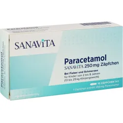 Paracetamol Sanavita 250 mg Zäpfchen 10 ST