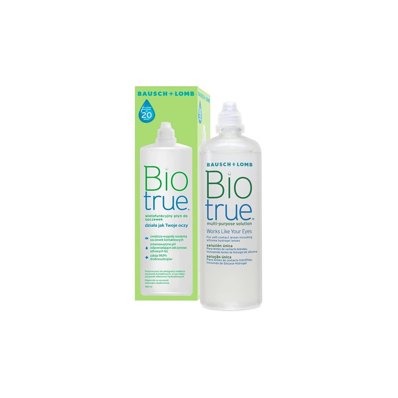 BioTrue Multi-Purpose Solution 480mL