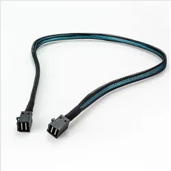 Fantec SRC-MINI SAS ZU 4X SATA KABEL - mini SAS SFF8087 zu 4x SATA Kabel für SRC 12G Gehäuse Serie 7 (70 cm, SAS, SATA), Interne Kabel (PC)