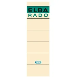 Elba 10x Rückenschild »rado 8 cm«, 8 cm