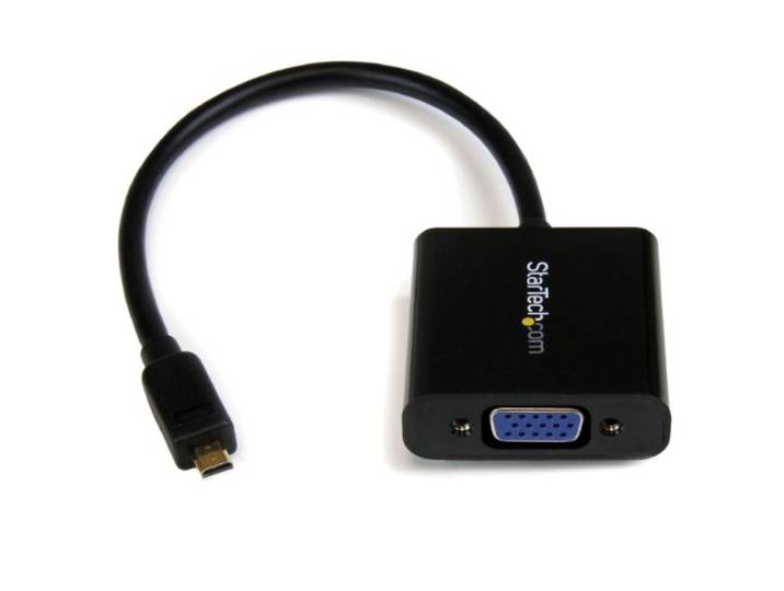 StarTech.com Micro HDMI® naar VGA Adapter Converter voor Smartphones/Ultrabook/Tablet - 1920x1080 - Micro HDMI Male naar VGA Female (MCHD2VGAE2)