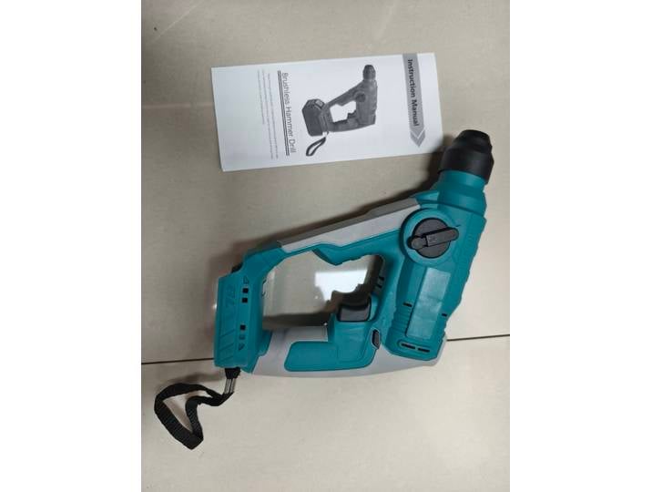 Marteau électrique 700W 4000ipm 2.0J, marteau sans fil sans balais, Mode de rotation avant et arrière commutable pour batterie MAKITA