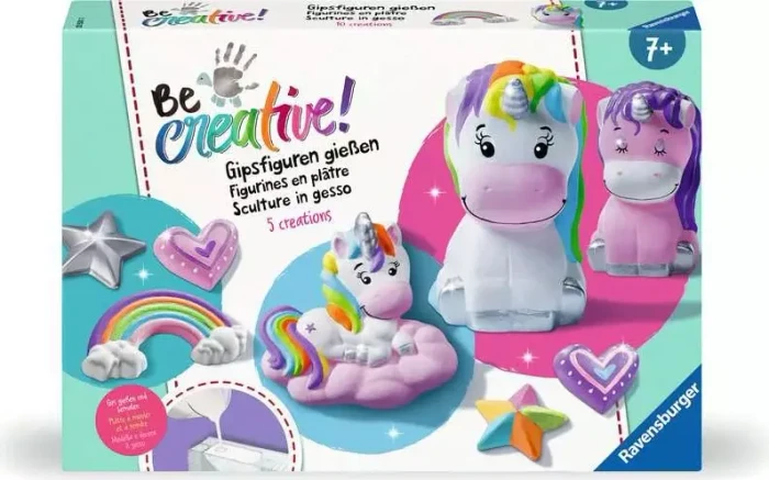 Ravensburger Bastelset DIY Gipsfiguren gießen Einhorn