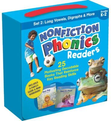 Nonfiction Phonics Readers SET 2: Long Vowels, Digraphs & More