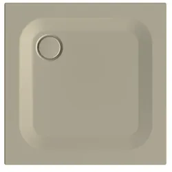 Bette quadrat Duschwanne „BetteUltra“ 850 × 850 mm ohne Oberflächenbeschichtung, ohne Oberflächenveredelung, ohne Wannenträger, in Cashmere
