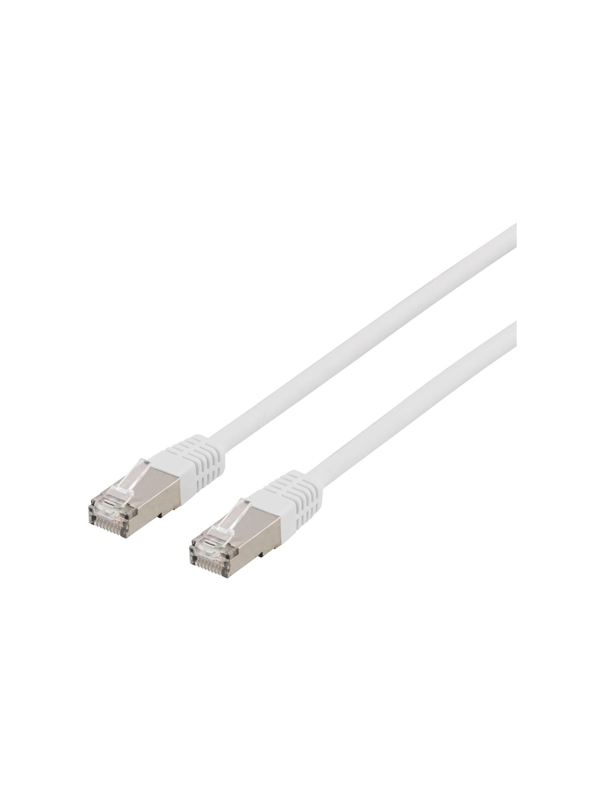 Deltaco STP-611VAU - patch cable - 1.5 m - white - Weiß - 1m