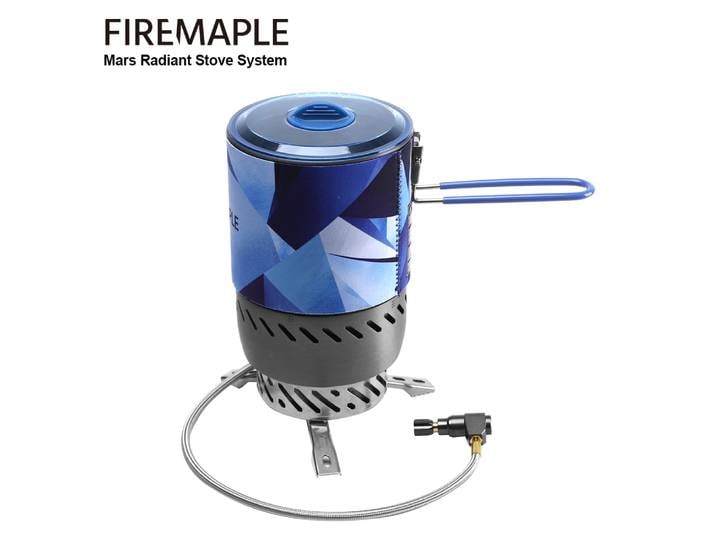 Système de poêle radiante Fire-Maple Mars, échangeur de chaleur compact résistant au vent avec valve de régulation de pression, camping, randonnée
