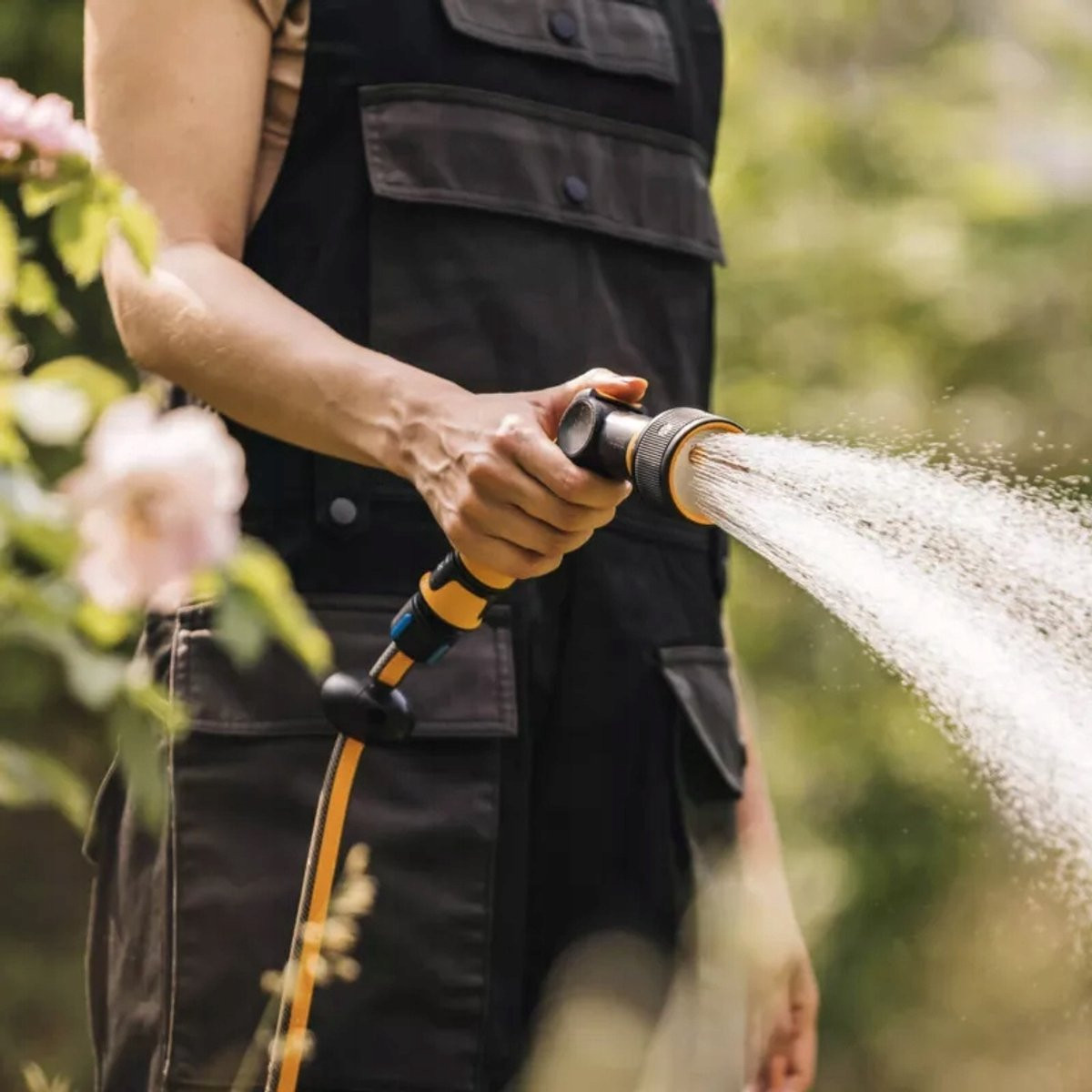 Fiskars spuitpistool met 3 functies voor comfort en duurzaamheid