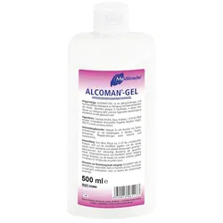 Meditrade Alcoman Gel - Handdesinfektion - 18 x 500 ml - Händedesinfektionsmittel