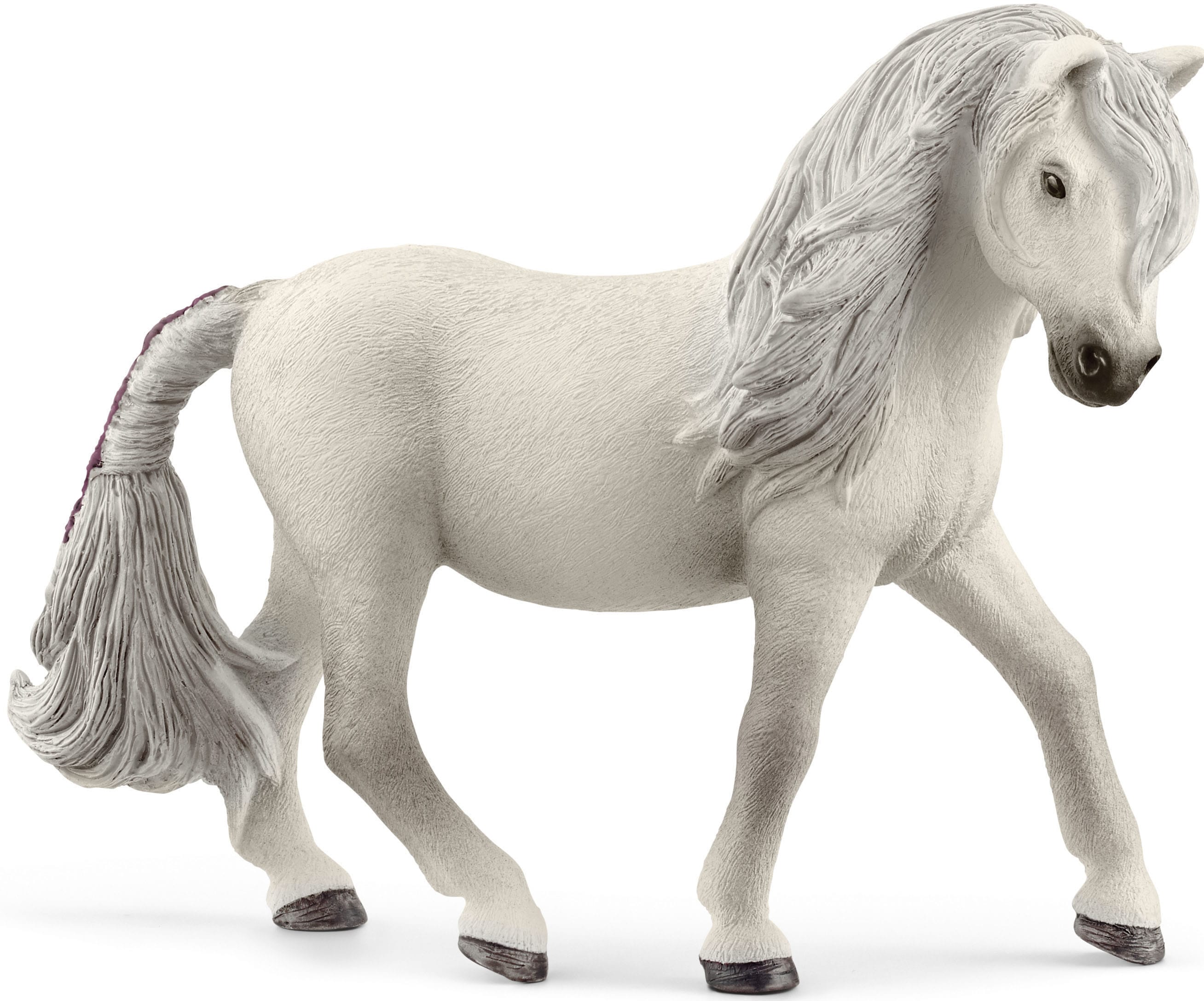 Spielfigur SCHLEICH "HORSE CLUB, Islandpony Stute (13942)", weiß, Spielfiguren, Kinder, Kunststoff, Spielfigur