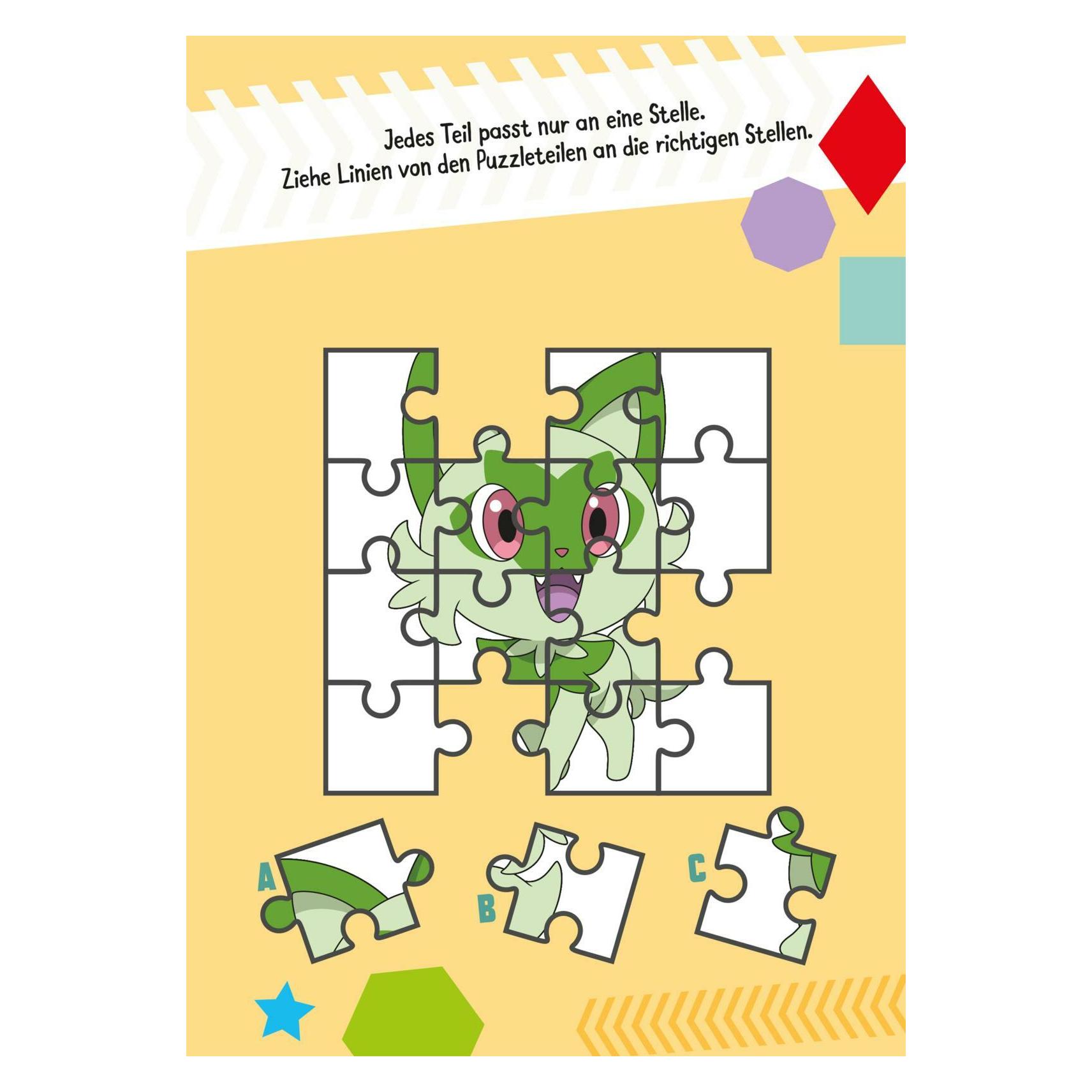 Nelson Pokémon Mein bunter Mal- und Rätselblock (3071-2 Nelson)