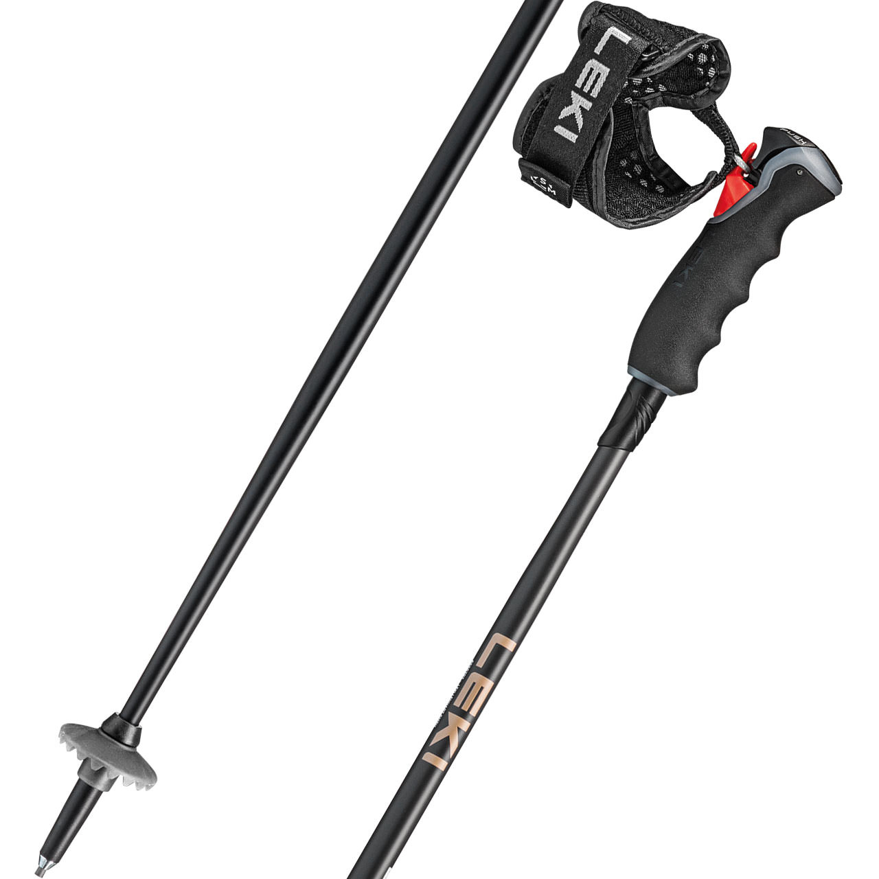 Leki Artena Airfoil 3D black /dark anthracite/roségold - 105 cm