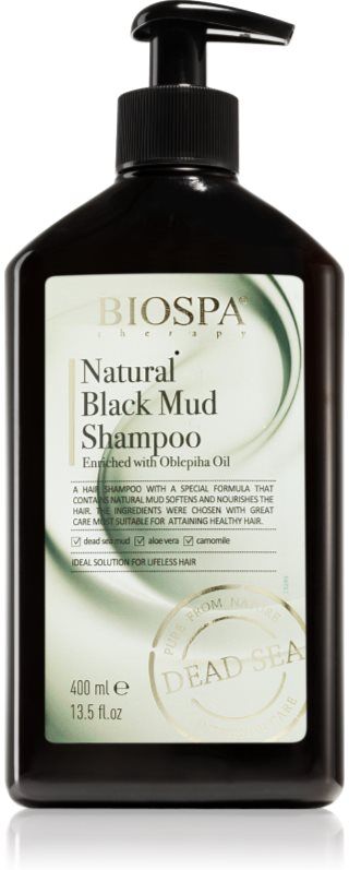Sea of Spa Bio Spa Natural Black Mud shampoing nourrissant pour cheveux sans vitalité 400 ml
