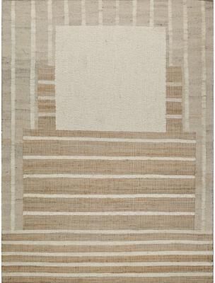 Exquisite Rugs Pompano flatweave Wool/Jute Ivory/Beige Area Rug