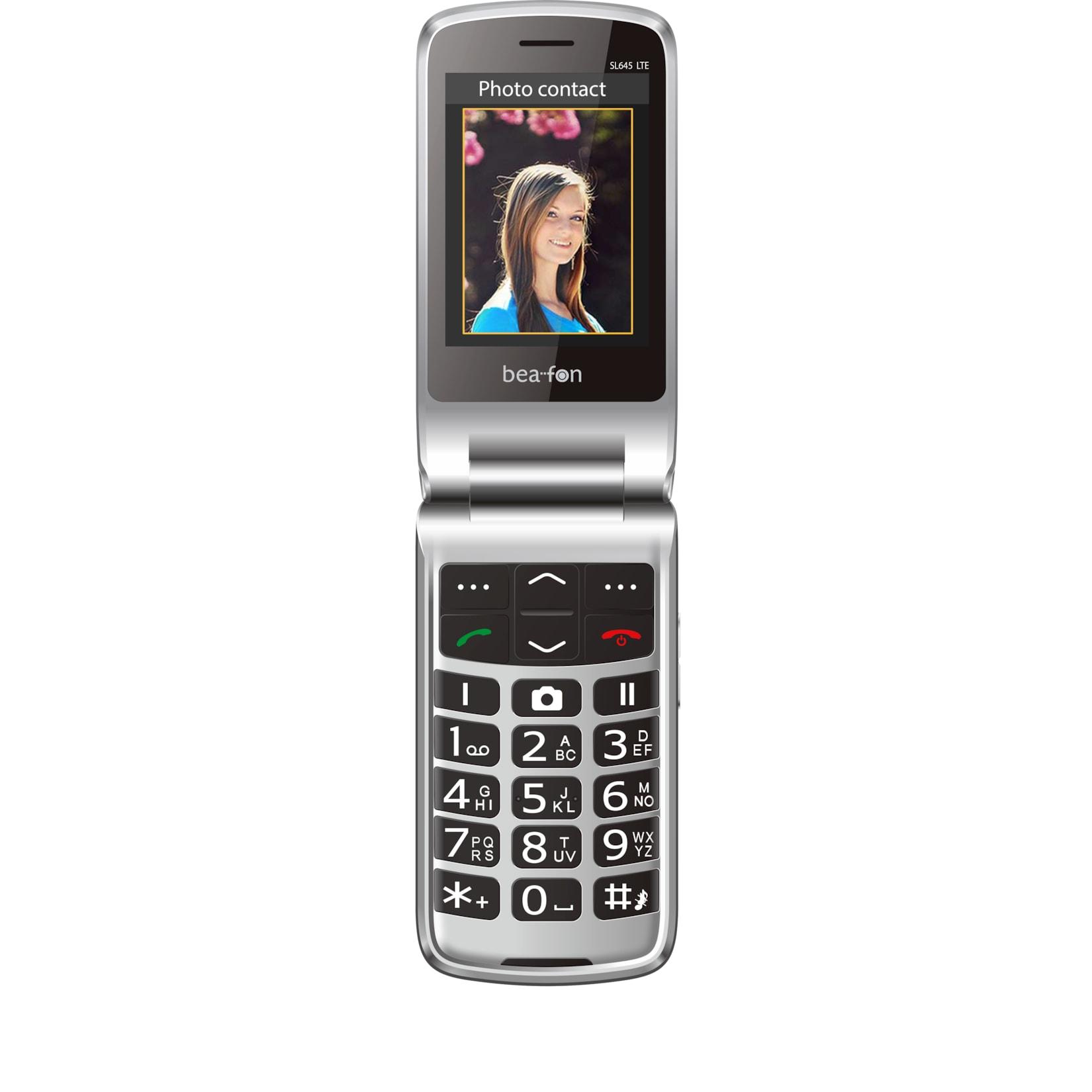 Beafon SL645 LTE, Schwarz-Silber Handy (Seniorenhandy)