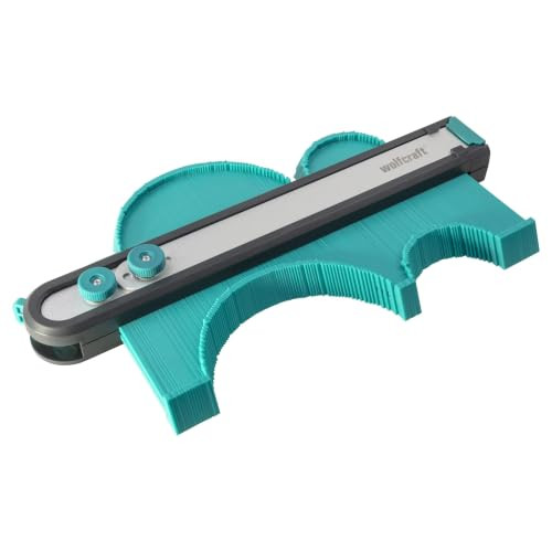 Wolfcraft Contourvolger PRO - Profielmal en naaldsjabloon met telescoopgeleider voor laminaat en deurkozijnen