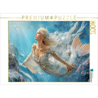 CALVENDO Puzzle Meerjungfrauen | 1000 Teile Lege-Größe 64x48cm Foto-Puzzle für glückliche Stunden