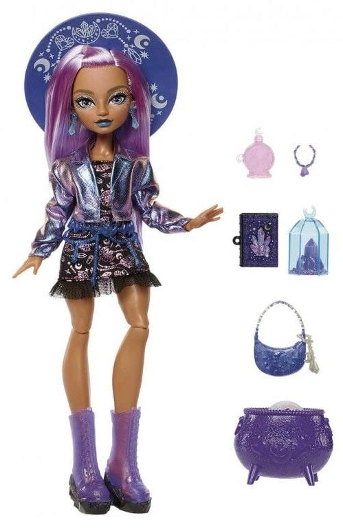 Mattel Monster High Moonspell Magic Layla pop met kristal en toverboek