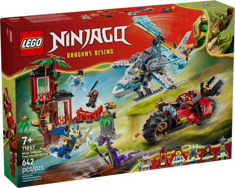 LEGO® Ninjago 71857 Showdown am Baumhaus mit dem Ninja-Bike
