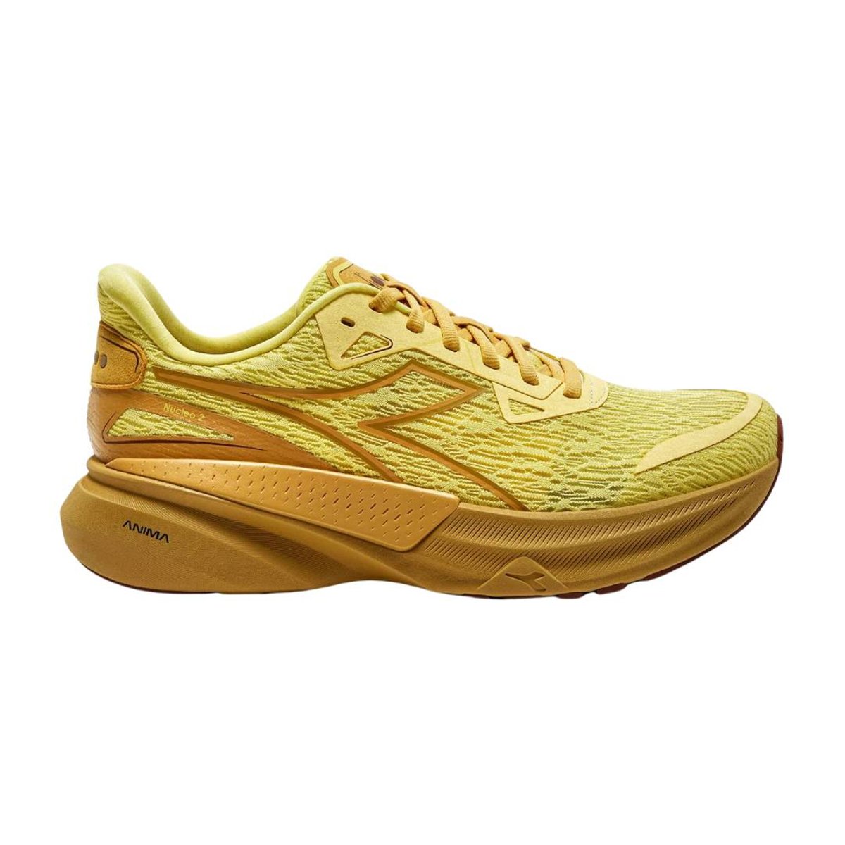 Tênis Diadora Nucleo 2 Amarelo Dourado SS26, Tamanho 42 - EUR Homem