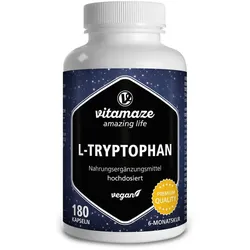 L-tryptophan 500 mg hochdosiert vegan Kapseln