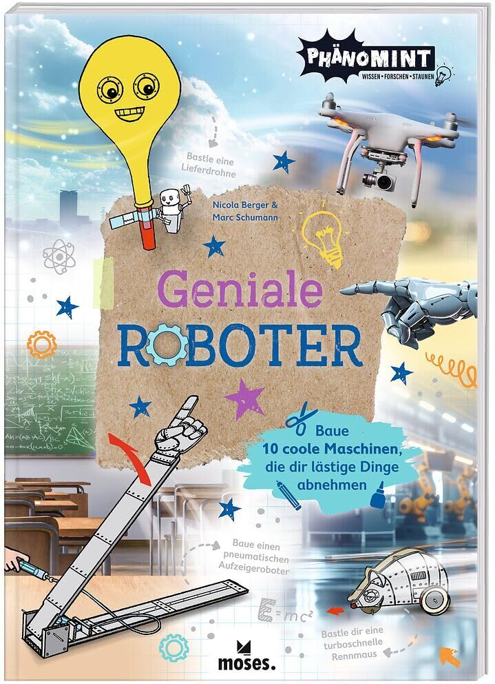 PhänoMINT Geniale Roboter, Baue 10 coole Maschinen, die dir lästige Dinge abnehmen - Preis vom 17.10.2026 19:25:27 h
